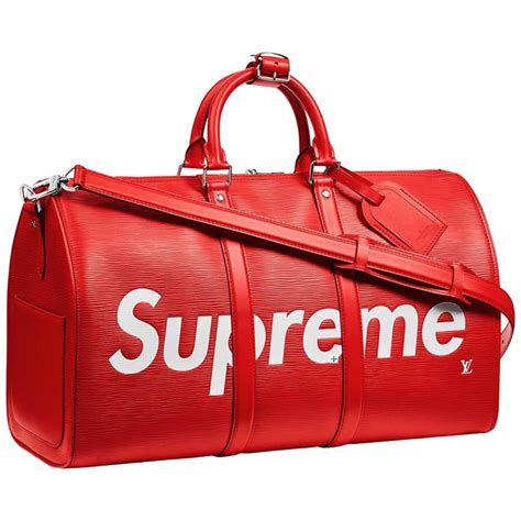 supreme lv handbag|louis vuitton supreme duffle.